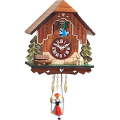 Battery-Operated Clock - Mini Size With Music/Chimes