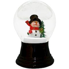 Snowglobe - Medium Snowman W/Scarf