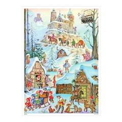 Advent - Fairytale Hill - 15.35"H X 11"W X .1"D