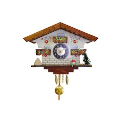 Battery-Operated Clock - Mini Size With Music/Chimes