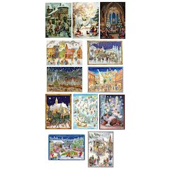 Advents Large - Assorted Set Of 12 Pcs