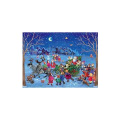 Advent - Santa With Sleigh
