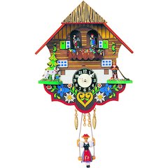 Battery-Operated Clock - Mini Size With Music/Chimes