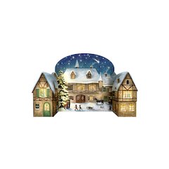 Advent Calendar - Stand-Up Christmas Eve In The Village With Topper