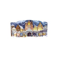 Advent - 3-Dimensional Village Scene - Replica Of 1947 Design