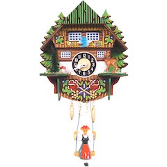 Battery-Operated Clock - Mini Size With Music/Chimes