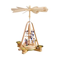 Pyramid - Nativity Scene And Angels