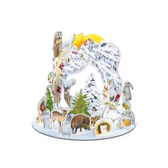 Advent Calendar - 3D Winter Animal Scene