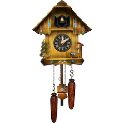 Battery-Operated Cuckoo Clock - Full Size