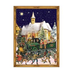 Advent - Victorian Style Santa With Train