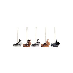 Ornaments - Assorted Bunnies Set 5