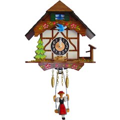 Battery-Operated Clock - Mini Size With Music/Chimes