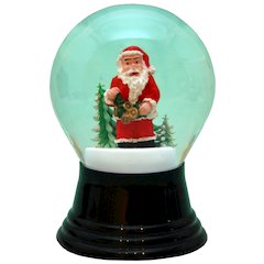 Snowglobe - Medium Santa
