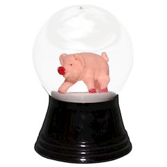 Snowglobe - Small Pig