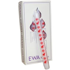 German Advent Candle - White