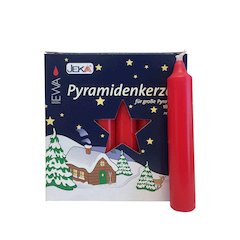 German Candle For Pyramids - Red