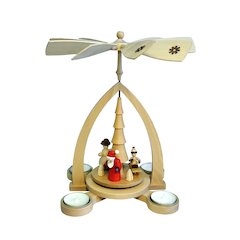 Pyramid - Santa, Snowman And Child