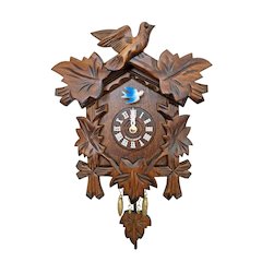 Battery-Operated Clock - Mini Size With Music/Chimes