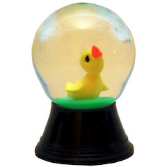 Snowglobe - Mini Yellow Duck
