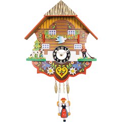 Battery-Operated Clock - Mini Size With Music/Chimes
