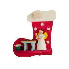 Ornament - BaKing Angel Boot