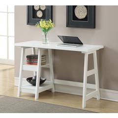 Designs2Go Trestle Desk with Shelves