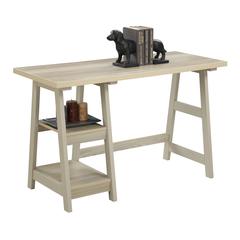 Designs2Go Trestle Desk with Shelves