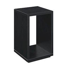 Northfield Admiral End Table with Shelf, Black