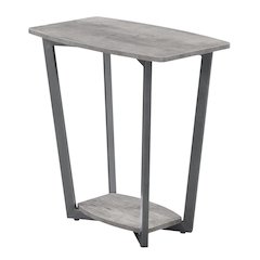 Graystone End Table with Shelf