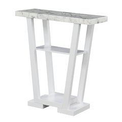 Newport V Console Table with Shelves