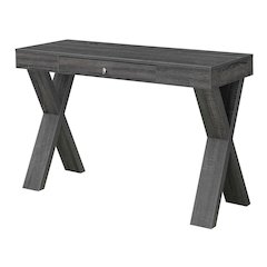 Newport 1 Drawer Desk, Weathered Gray