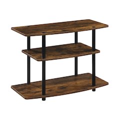 Designs2Go No Tools 3 Tier TV Stand for TVs up to 37 Inches