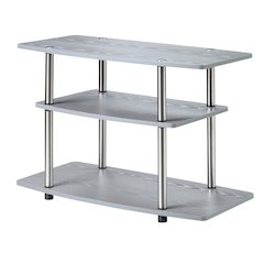 Designs2Go No Tools 3 Tier TV Stand for TVs up to 37 Inches