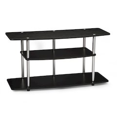 No Tools 3 Tier Wide TV Stand for TVs up to 46 Inches