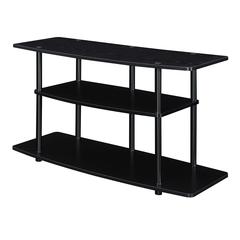 No Tools 3 Tier Wide TV Stand for TVs up to 46 Inches