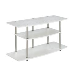 No Tools 3 Tier Wide TV Stand for TVs up to 46 Inches