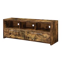 Newport Marbella TV Stand with Cabinets and Shelves for TVs up to 65 Inches