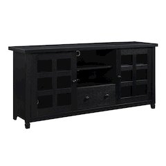 1 Drawer TV Stand with Storage Cabinets and Shelves for TVs up to 65 Inches