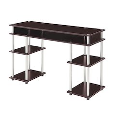 Designs2Go No Tools Student Desk with Shelves