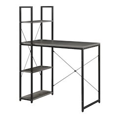 Designs2Go Office Workstation Desk with Shelves