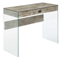 SoHo 1 Drawer Glass 36 inch Desk