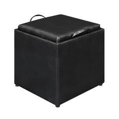 Park Avenue Single Ottoman with Stool and Reversible Tray