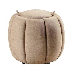 Designs4Comfort Daisy Storage Ottoman with Reversible Tray Lid