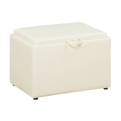Accent Storage Ottoman with Reversible Tray