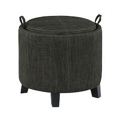 Designs4Comfort Oscar Storage Ottoman with Reversible Tray