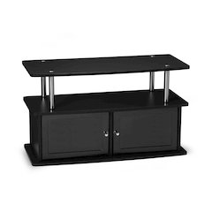 TV Stand with 2 Storage Cabinets and Shelf for TVs up to 40 Inches