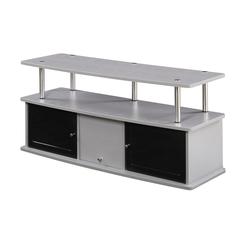 TV Stand with 3 Storage Cabinets and Shelf for TVs up to 55 inches