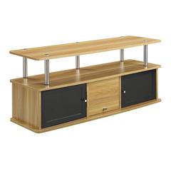 TV Stand with 3 Storage Cabinets and Shelf for TVs up to 55 inches