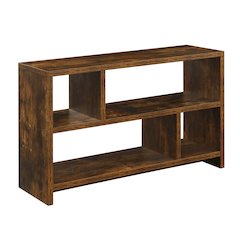 Northfield TV Stand Console with Shelves, Barnwood