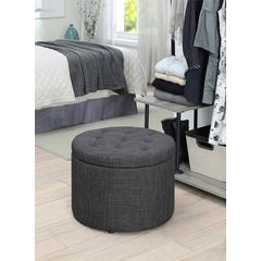 Designs4Comfort Round Shoe Ottoman
